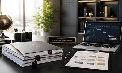 Professional and confidential transaction management